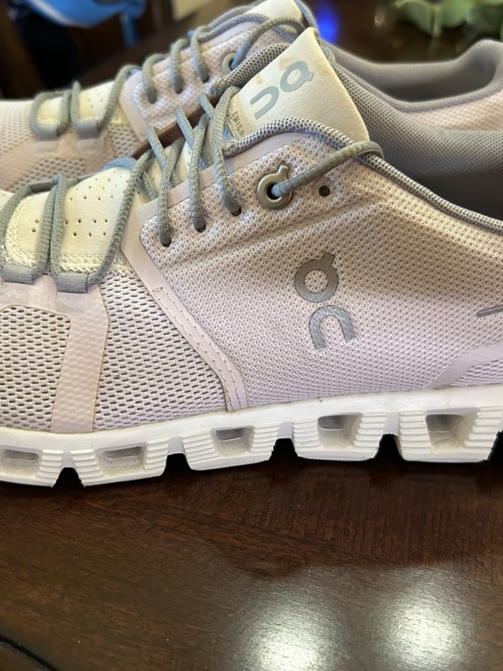 On Running Women's Pale Pink Athletic Running Shoes